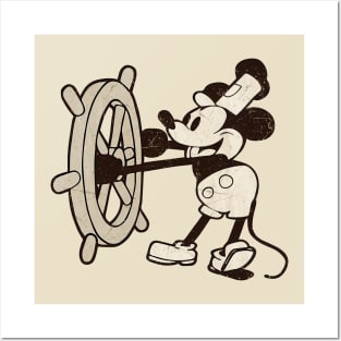 Steamboat Willie Vintage Posters and Art